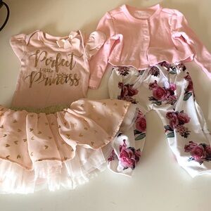 Carter’s Infant Girl Pink and Floral Bundle